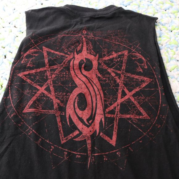 Rock Band Tee Adult Medium Black Slipknot T-Shirt Heavy Metal Music - Picture 9 of 10